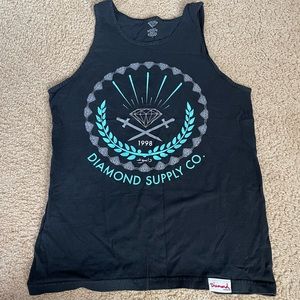 diamond supply tank top sz L